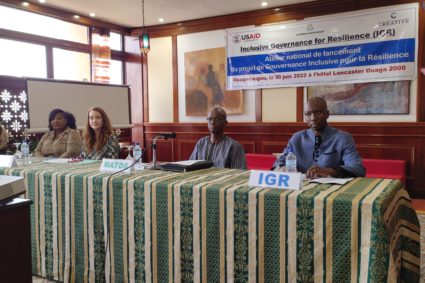 Burkina/Bonne gouvernance locale : cérémonie officielle de lancement du projet IGR