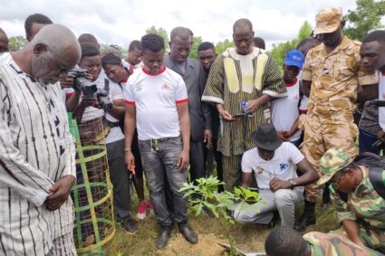 Opération un artiste, un arbre: Les artistes mettent en terre 500 arbres à Komsilga