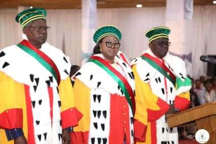Conseil constitutionnel : trois nouveaux membres prêtent serment pour un mandat de neuf ans