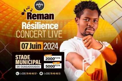 Concert Résilience: Reman vous donne rendez-vous le 07 juin au Stade municipal