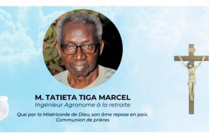 Décès De M. TATIETA TIGA MARCEL: FAIRE-PART